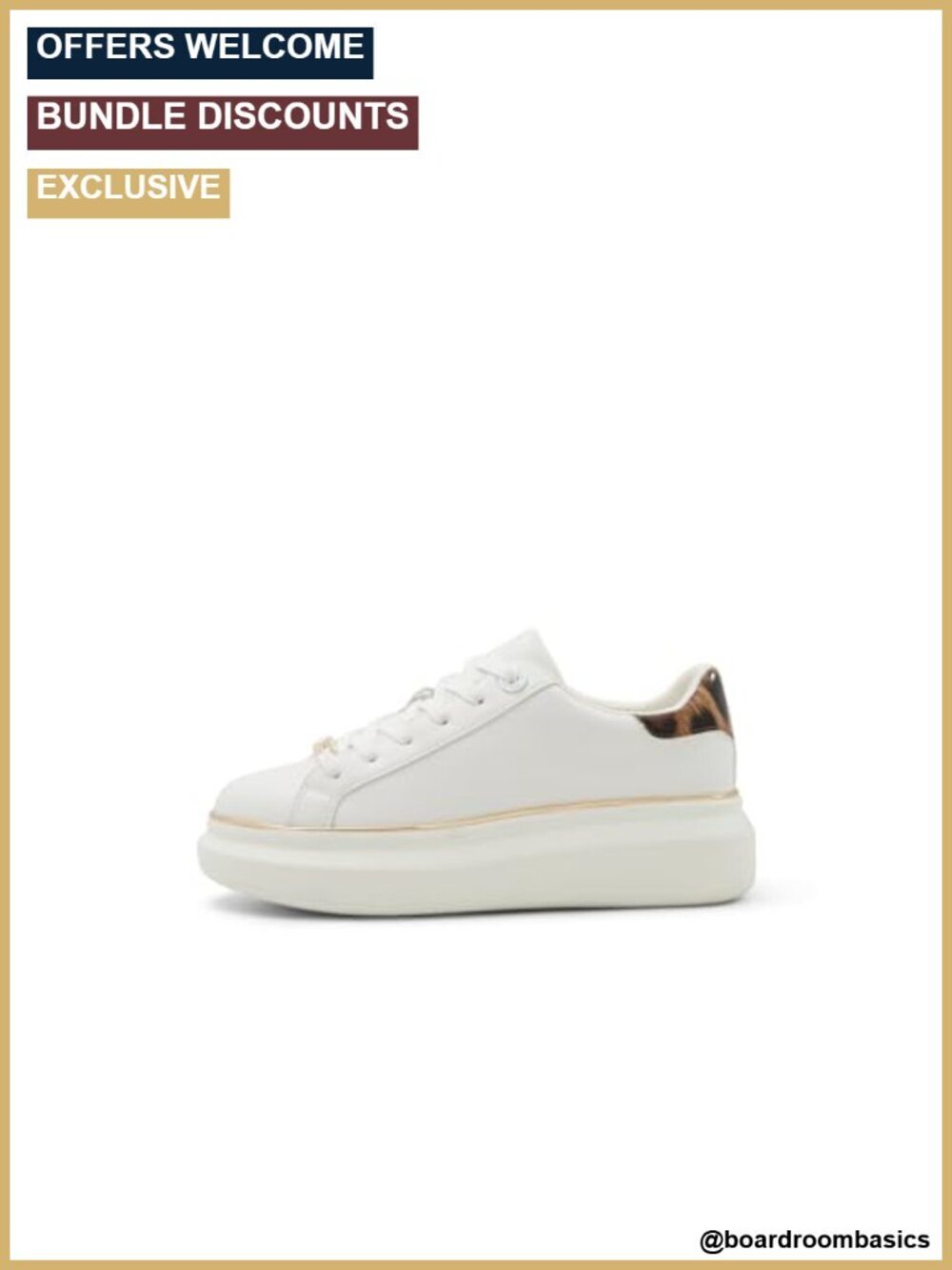 Lace-Up Fashion Sneakers with Cushioned Insole
